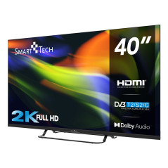 Smart-Tech 40FN01V3 TV 101,6 cm (40") Full HD Grigio 250 cd/m²