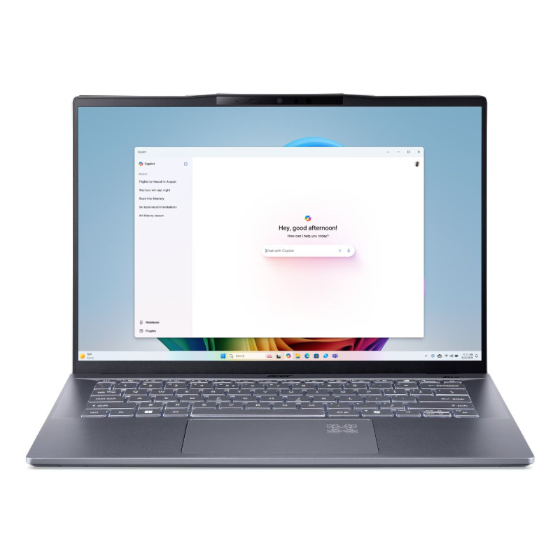 Acer Swift 14 AI SF14-11-X9TF Qualcomm Snapdragon Computer portatile 36,8 cm (14.5") WQXGA 16 GB LPDDR5x-SDRAM 1 TB SSD Wi-Fi 7 Acer Swift 14 AI SF14-11-X9TF Qualcomm Snapdragon Computer portatile 36,8 cm (14.5") WQXGA 16 GB LPDDR5x-SDRAM 1 TB SSD Wi-Fi 7