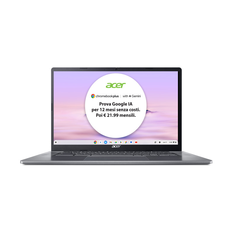Acer Chromebook Plus 515 CB515-2H-34ZU Laptop con IA Google, 15.6" Full HD, Intel Core i3-1215U, 8GB DDR5-SDRAM, 256GB SSD, Acer Chromebook Plus 515 CB515-2H-34ZU Laptop con IA Google, 15.6" Full HD, Intel Core i3-1215U, 8GB DDR5-SDRAM, 256GB SSD,