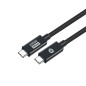 Cable usb - c conceptronic macho -  macho 1.2m pd 3.1 240w 48v 5a 480mbps e - mark
