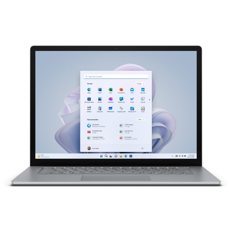 Microsoft Surface Laptop 5 i7-1255U Computer portatile 38,1 cm (15") Touch screen Intel® EVO™ i7 8 GB LPDDR5x-SDRAM 256 GB SSD Microsoft Surface Laptop 5 i7-1255U Computer portatile 38,1 cm (15") Touch screen Intel® EVO™ i7 8 GB LPDDR5x-SDRAM 256 GB SSD