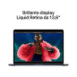 Apple MacBook Air 13'' M3 chip con core 8 CPU e core 8 GPU, 8GB, 256GB SSD Mezzanotte Apple MacBook Air 13'' M3 chip con core 8 CPU e core 8 GPU, 8GB, 256GB SSD Mezzanotte