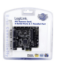 LogiLink PC0033 scheda di interfaccia e adattatore Interno Parallelo, Seriale