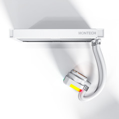 Montech HYPERFLOW ARGB 240 Processore Raffreddatore di liquidi tutto in uno 12 cm Bianco 1 pz