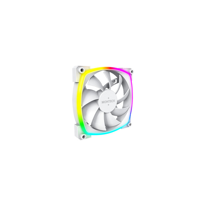 Montech AX120 PWM Case per computer Ventilatore 12 cm Bianco 3 pz Montech AX120 PWM Case per computer Ventilatore 12 cm Bianco 3 pz