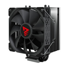 Savio SAVGCOFROSTBLACKX2 Case per computer Dissipatore di calore Radiatore 12 cm Nero 1 pz