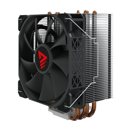 Savio SAVGCOVORTEXX2 Case per computer Raffreddatore d'aria 12 cm Nero 1 pz