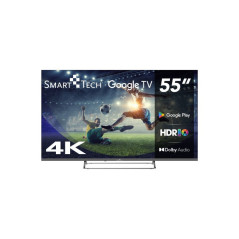 Smart-Tech 55UG02V TV 139,7 cm (55") 4K Ultra HD Smart TV Wi-Fi Grigio 260 cd m²