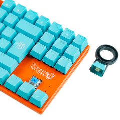 Blade Gaming Dragon Ball Super tastiera USB QWERTY Blu, Arancione