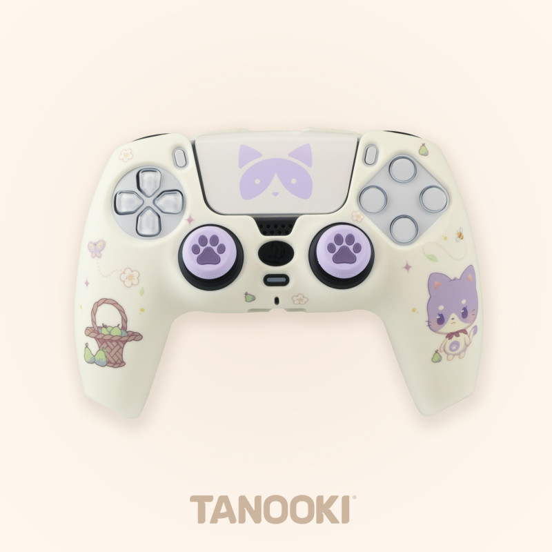 KIT FUNDA+GRIPS MANDO PS5 FR-TEC TANOOKI MANEKI