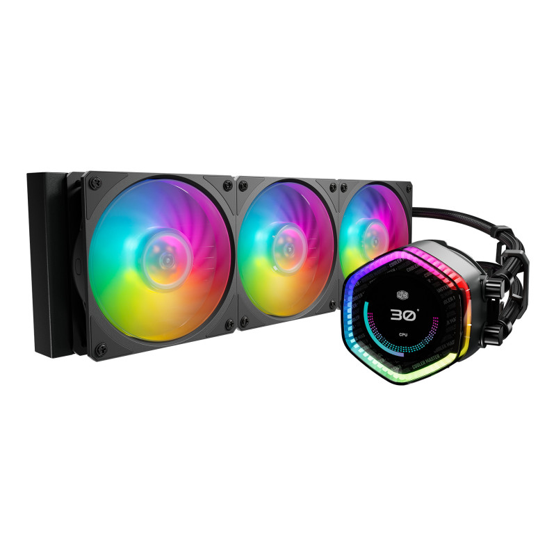 Cooler Master MasterLiquid 360 ION Processore Raffreddatore di liquidi tutto in uno 12 cm Nero 1 pz Cooler Master MasterLiquid 360 ION Processore Raffreddatore di liquidi tutto in uno 12 cm Nero 1 pz