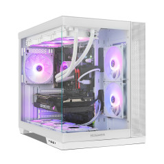 NOX Hummer Astra Neo White Midi Tower Bianco