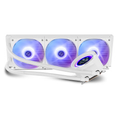 NOX Hummer X-360 LCD Processore Raffreddatore d'aria 12 cm Bianco 1 pz