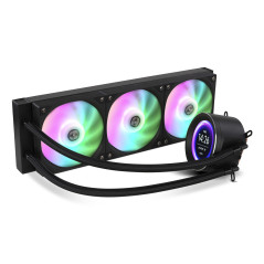 NOX Hummer X-360 LCD Processore Raffreddatore d'aria 12 cm Nero 1 pz