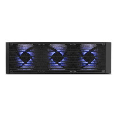 NOX Hummer X-360 LCD Processore Raffreddatore d'aria 12 cm Nero 1 pz