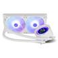 NOX Hummer X-240 LCD Processore Raffreddatore d'aria 12 cm Bianco 1 pz NOX Hummer X-240 LCD Processore Raffreddatore d'aria 12 cm Bianco 1 pz