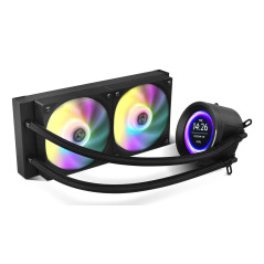 NOX Hummer X-240 LCD Processore Raffreddatore d'aria 12 cm Nero 1 pz