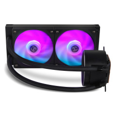 NOX Hummer X-240 LCD Processore Raffreddatore d'aria 12 cm Nero 1 pz