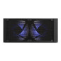 NOX Hummer X-240 LCD Processore Raffreddatore d'aria 12 cm Nero 1 pz