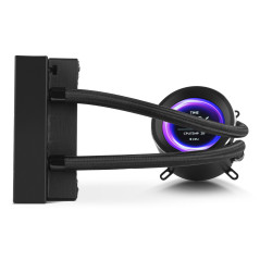 NOX Hummer X-240 LCD Processore Raffreddatore d'aria 12 cm Nero 1 pz