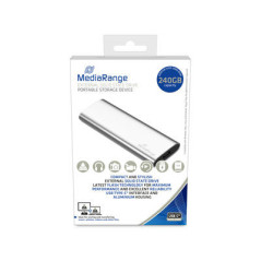 MediaRange MR1101 unità esterna a stato solido 240 GB USB tipo-C 3.2 Gen 2 (3.1 Gen 2) Argento