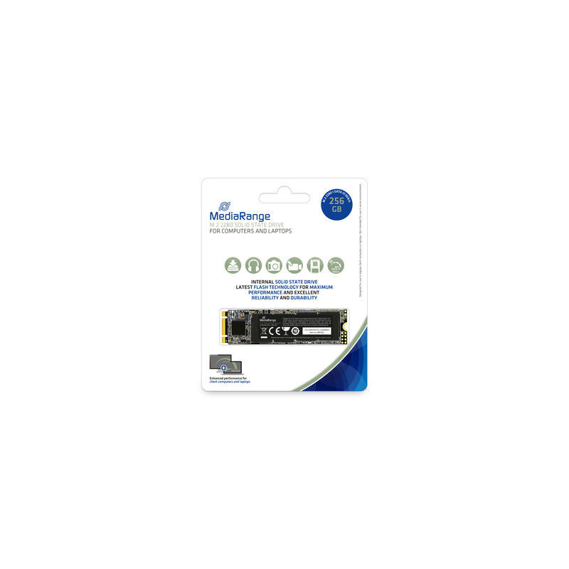 MediaRange MR1022 drives allo stato solido 256 GB M.2 Serial ATA III 3D TLC NAND MediaRange MR1022 drives allo stato solido 256 GB M.2 Serial ATA III 3D TLC NAND