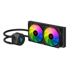 Savio VELOX 240 mm Case per computer Kit di raffreddamento a liquido 12 cm Nero 1 pz