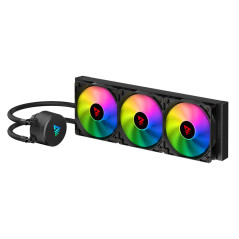 Savio VELOX 360 MM sistema di raffreddamento per computer Processore Raffreddatore di liquidi tutto in uno 36 cm Nero 1 pz