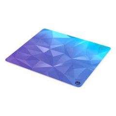 ENDORFY Crystal Blue L Tappetino per mouse per gioco da computer Nero, Blu
