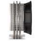 NOX Hummer H-212 Processore Refrigeratore 12 cm Alluminio, Nero, Bianco 1 pz