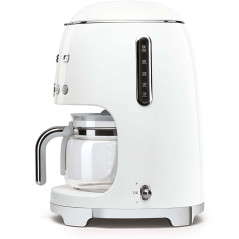 Smeg Macchina da Caffè Filtro 50's Style – Bianco LUCIDO – DCF02WHEU