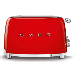 Smeg Tostapane 50's Style – Rosso LUCIDO 4x4 – TSF03RDEU