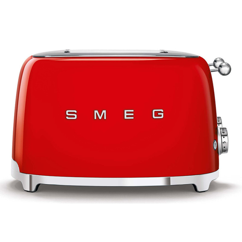 Smeg Tostapane 50's Style – Rosso LUCIDO 4x4 – TSF03RDEU