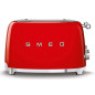 Smeg Tostapane 50's Style – Rosso LUCIDO 4x4 – TSF03RDEU