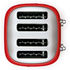 Smeg Tostapane 50's Style – Rosso LUCIDO 4x4 – TSF03RDEU