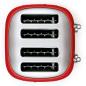 Smeg Tostapane 50's Style – Rosso LUCIDO 4x4 – TSF03RDEU
