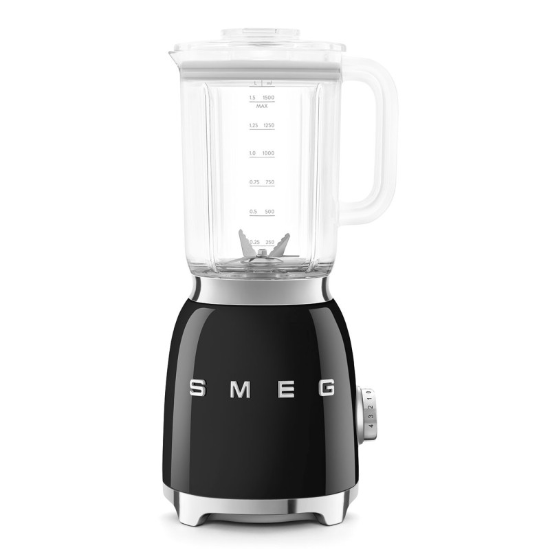 Smeg Frullatore da Tavolo 50's Style – Nero LUCIDO – BLF03BLEU Smeg Frullatore da Tavolo 50's Style – Nero LUCIDO – BLF03BLEU