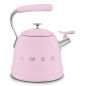Smeg Bollitore con fischio 50's Style - Rosa LUCIDO - WKF01PK