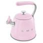 Smeg Bollitore con fischio 50's Style - Rosa LUCIDO - WKF01PK