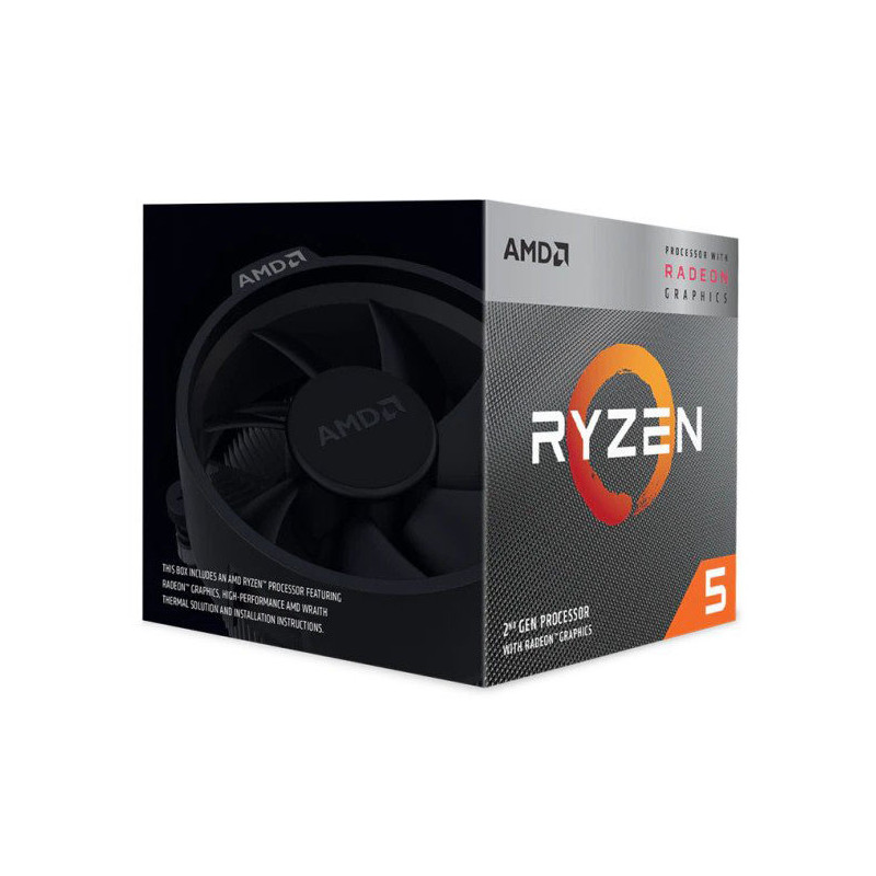 AMD Ryzen 5 3400G processore 3,7 GHz 4 MB L3 Scatola AMD Ryzen 5 3400G processore 3,7 GHz 4 MB L3 Scatola