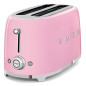 Smeg Tostapane 50's Style – Rosa LUCIDO 2x4 – TSF02PKEU