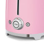 Smeg Tostapane 50's Style – Rosa LUCIDO 2x4 – TSF02PKEU