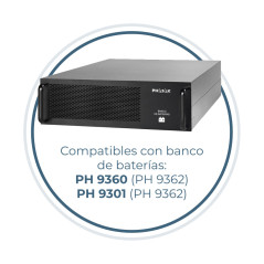 Phasak PH 9360 gruppo di continuità (UPS) Doppia conversione (online) 6 kVA 6000 W