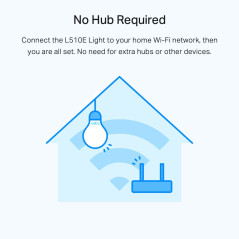 TP-Link Tapo L510E(2-PACK) soluzione di illuminazione intelligente Lampadina intelligente Wi-Fi
