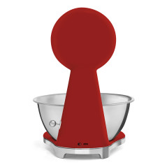 Smeg Bilancia da cucina 50's Style – Rosso LUCIDO - KSF01RDWW