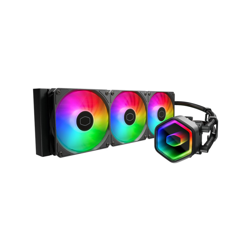 Cooler Master MasterLiquid 360 Core II Processore Kit di raffreddamento a liquido 12 cm Nero 1 pz Cooler Master MasterLiquid 360 Core II Processore Kit di raffreddamento a liquido 12 cm Nero 1 pz