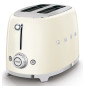 Smeg Tostapane 50's Style – Panna LUCIDO 2x2 – TSF01CREU