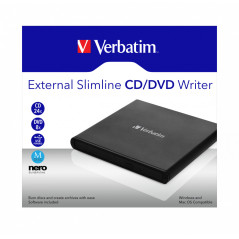 Verbatim Masterizzatore CD DVD esterno Slimline