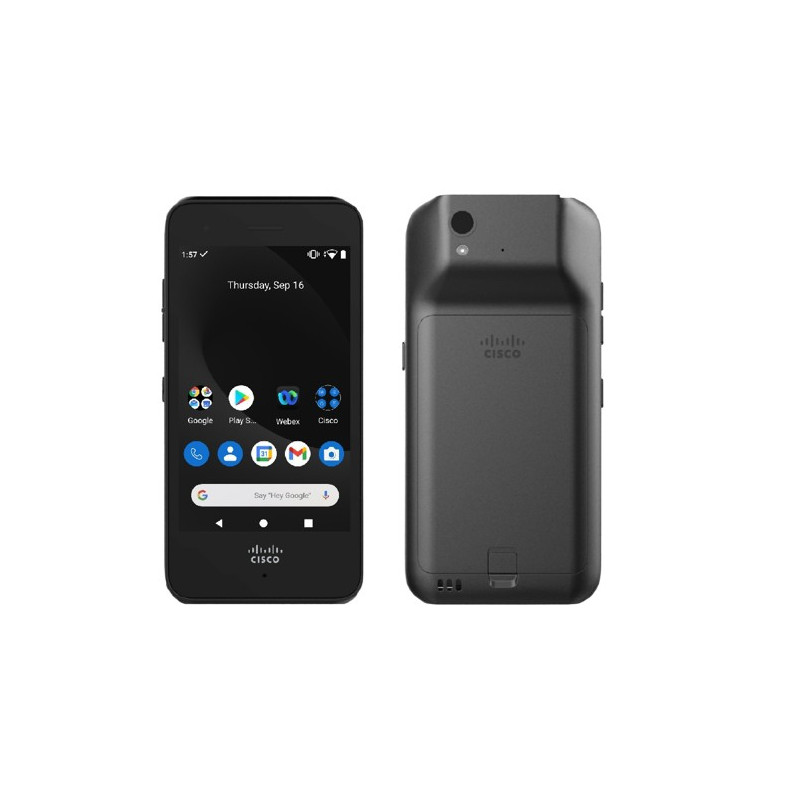 Cisco 840 10,2 cm (4") Android 10 USB tipo-C 3 GB 32 GB 3040 mAh Nero Cisco 840 10,2 cm (4") Android 10 USB tipo-C 3 GB 32 GB 3040 mAh Nero