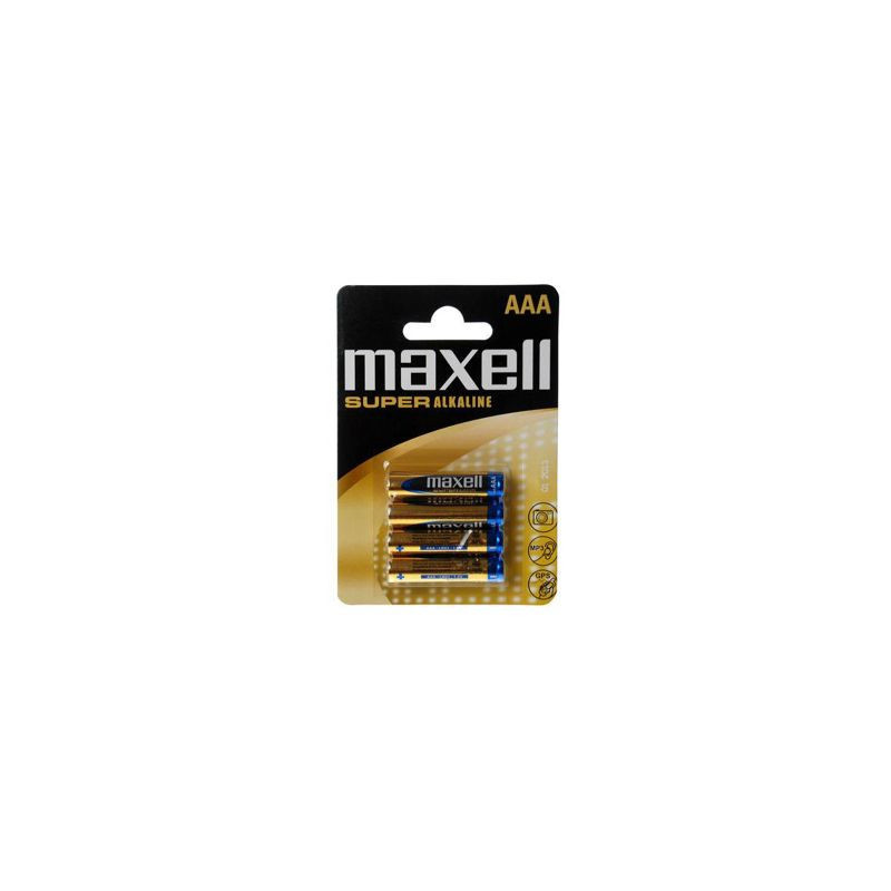 Maxell BAT006M batteria per uso domestico Batteria monouso Mini Stilo AAA Alcalino Maxell BAT006M batteria per uso domestico Batteria monouso Mini Stilo AAA Alcalino